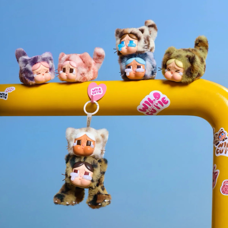 [CRYBABY] Loại nhúng: CRYBABY Wild but Cutie Series Móc khóa-Vinyl Plush Mặt dây chuyền