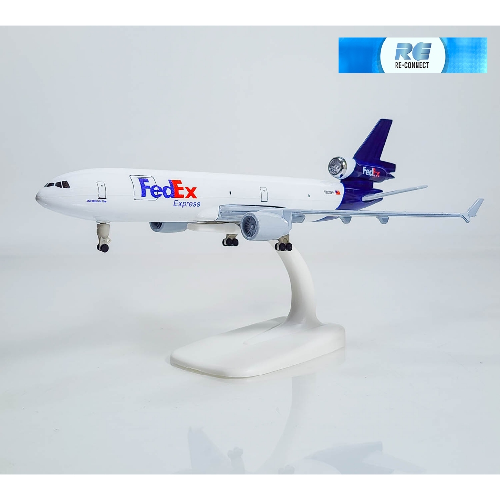 VAY Airplane W Mẫu máy bay FedEx Express Boeing (21cm) Đồ chơi bánh xe