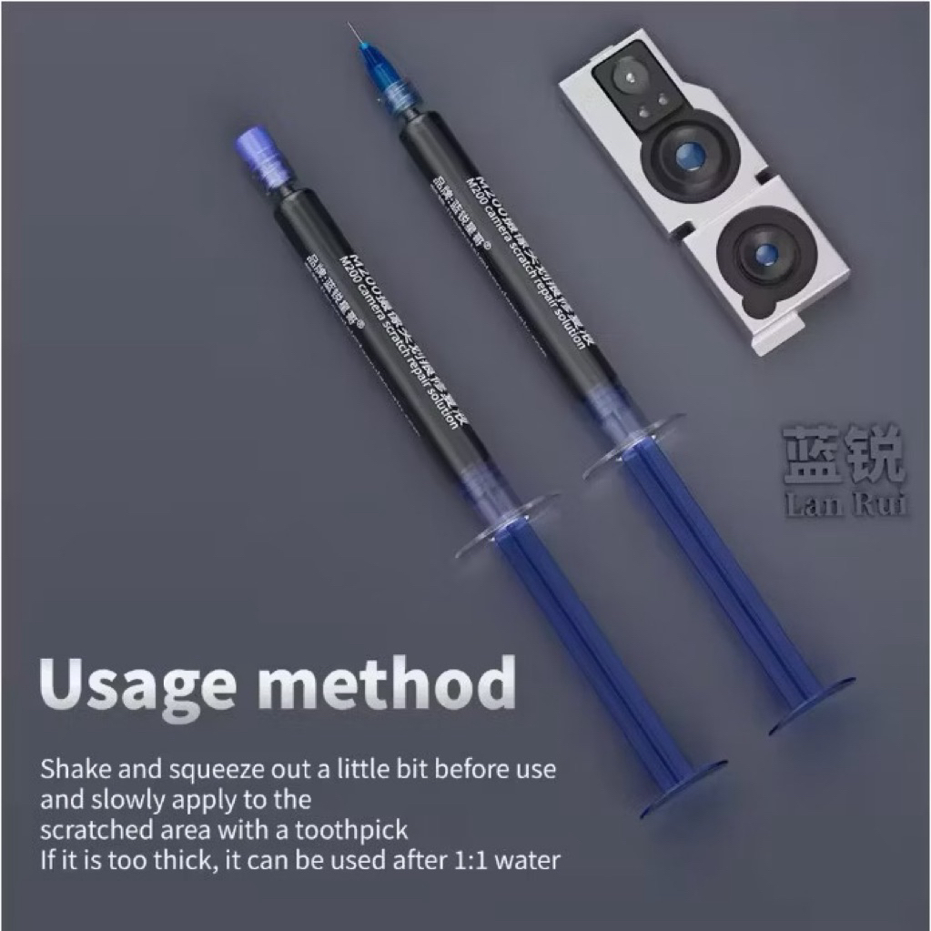 Chất lỏng sửa chữa vết xước Lanrui M200 cho ống kính máy ảnh đẹp như trước