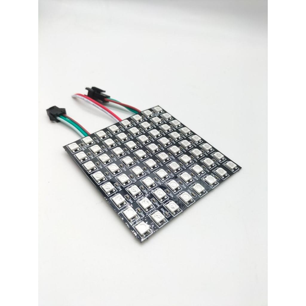 WS2812B Bảng điều khiển Metrix LED có thể định vị riêng linh hoạt ❈ 8X8❈ LED ❈ WS2812B RGB 5050SMD