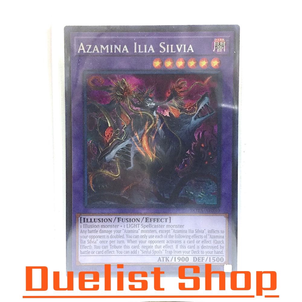 Azamina Ilia Silvia (SE) Monster Dark Level6 [Ảo ảnh / Fusion / Effect] ❈ ROTA-AE030 ❈ ์ ❈ (Yu-Gi-Oh