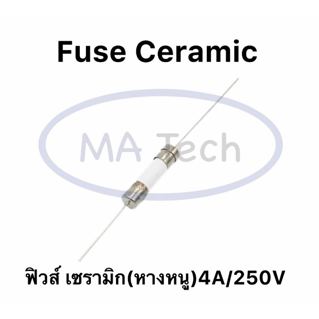 Cầu Chì 4A250V 4A250V Gốm Sứ 4A / 250V 4A Đuôi Chuột 1 Bộ Có 5 Miếng.