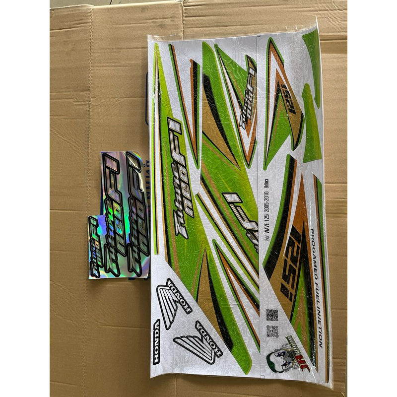 Sticker Wave 125 Kính chắn gió Họa tiết Việt Nam Indonesia 3m Work
