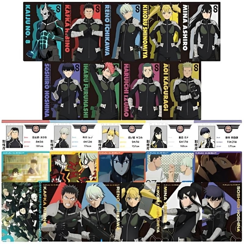 ️ 28 / 06 (Chính hãng / Mới / Đã qua sử dụng) Anime Wafer Card Kaiju No.8 1 Authentic