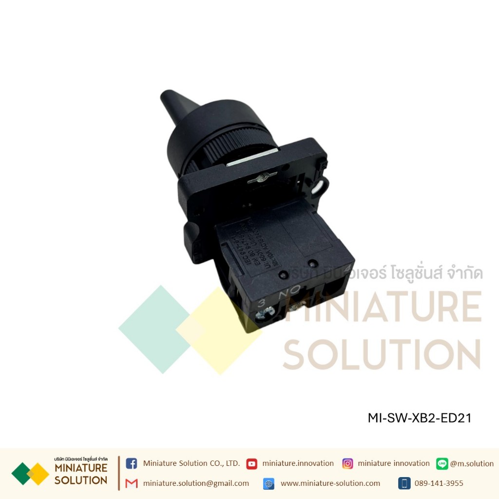 XB2-ED21 Công tắc xoắn ED33 22mm Trang liên hệ Nút vỏ nhựa 10A (XB2-ED21) (2 chiều) (XB2-ED33) (3