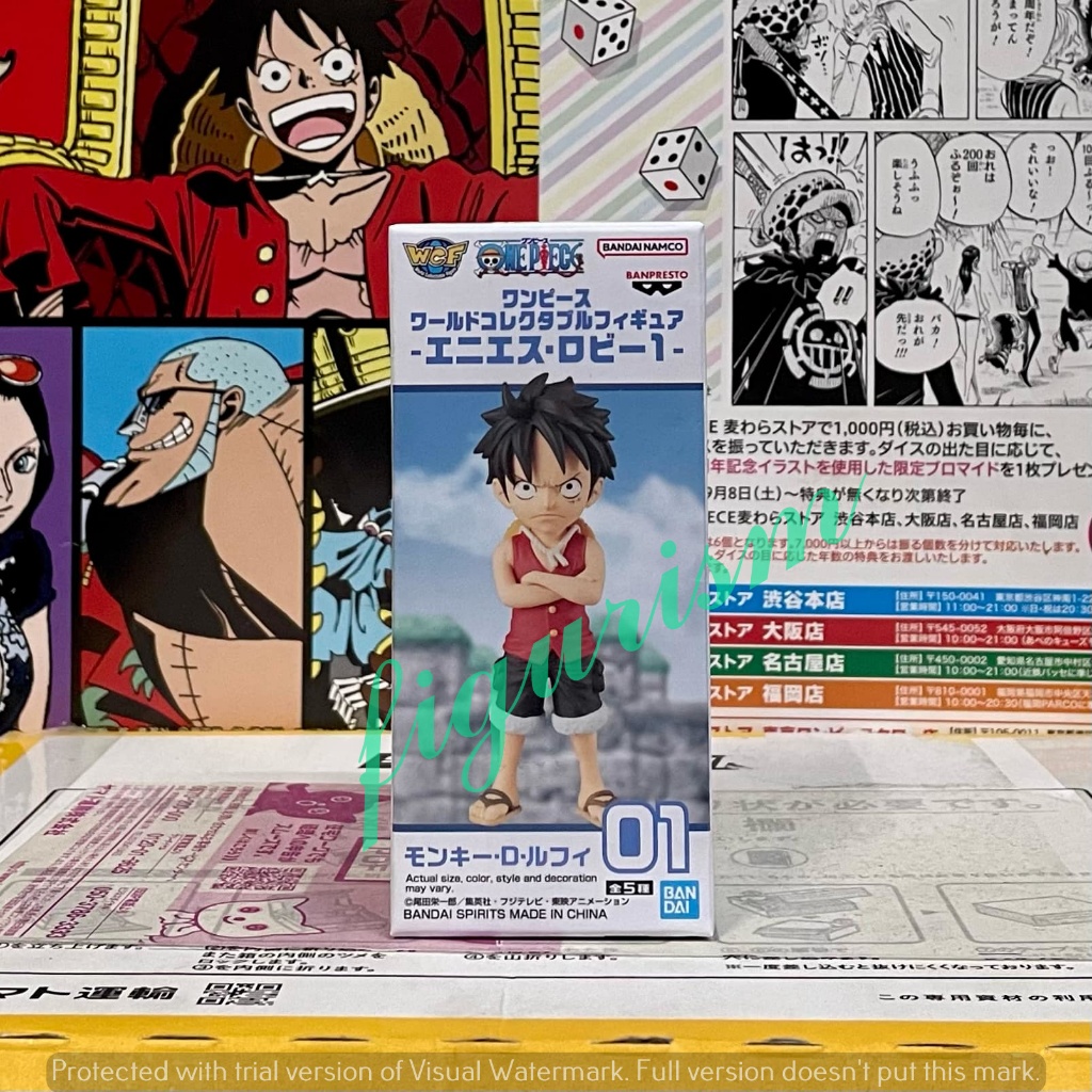 WCF Luffy ENIES LOBBY one piece Vol.1 Giấy phép Nhật Bản đích thực
