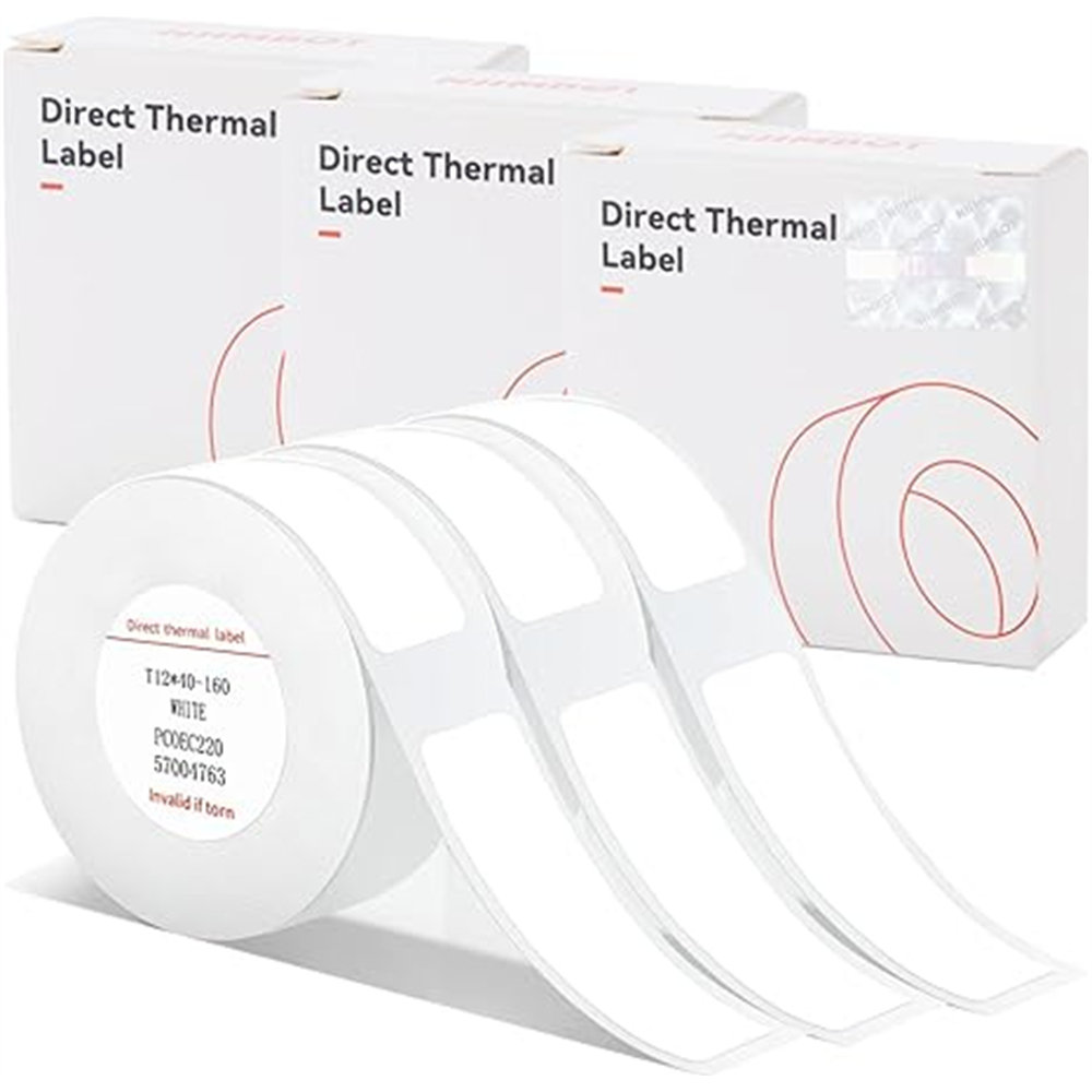 Nhãn dán nhãn Niimbot 3 cuộn D11 Giấy trắng Cuộn nhiệt chống nước D11 D110