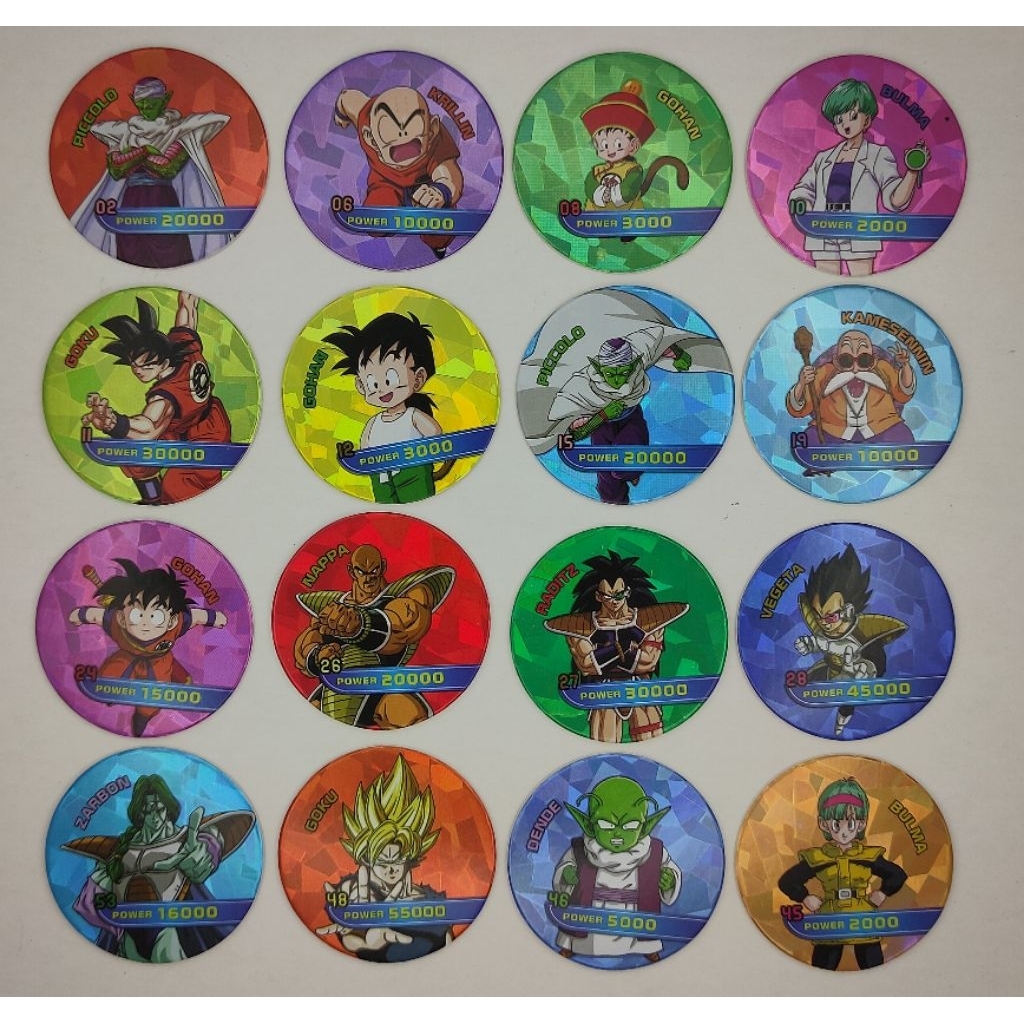 Dragon Ball z RR Coin Glass Pattern Size 4 cm.