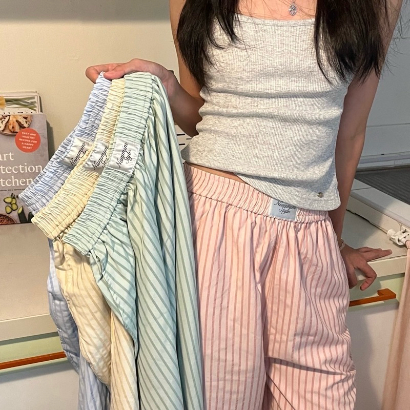 ❥ ⋆ ̊ Quần Charmmy Vải sọc nms209