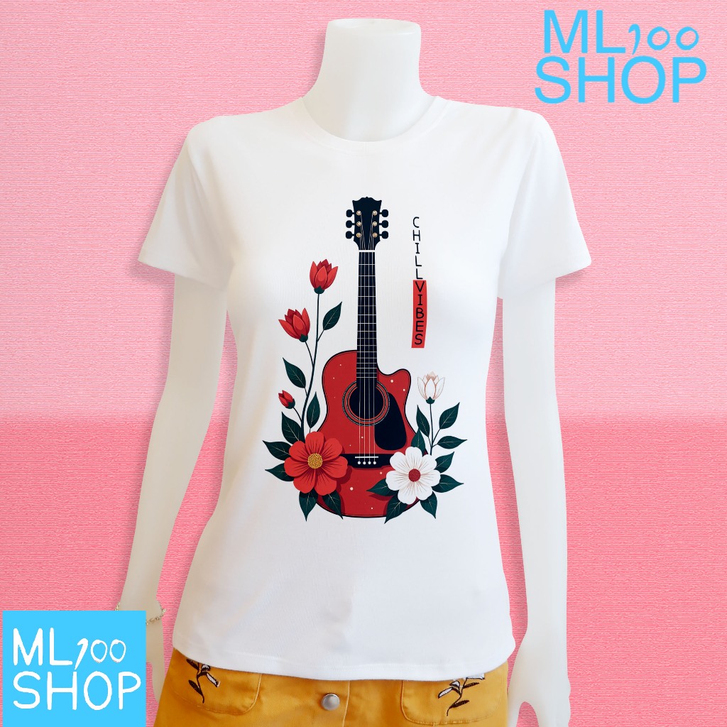 Áo thun Chill Vibes TK Vải in trên ML100SHOP (Cổ tròn)
