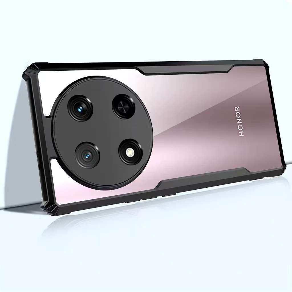 Ốp lưng chống sốc Honor 200 Smart 5G / Honor Magic7 Lite 5G / Honor X9C Cạnh màu Mặt sau trong suốt 
