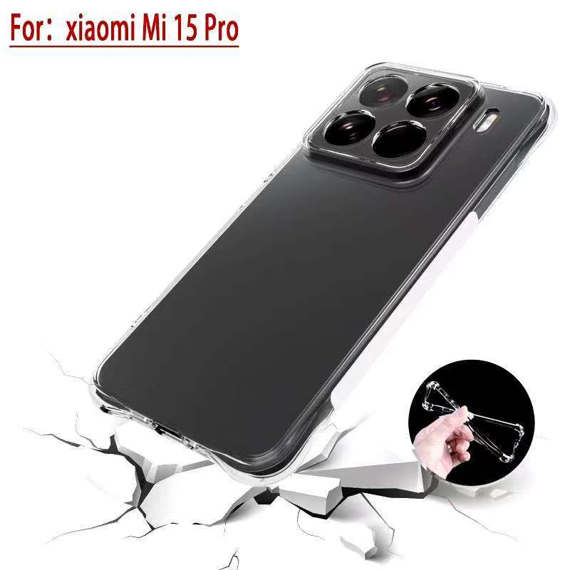 Ốp lưng Tpu trong suốt chống sốc Mi 15 Ultra / Mi 15 / Mi15 Pro Xiaomi 15 Ultra / Xiaomi 15 / Xiaomi