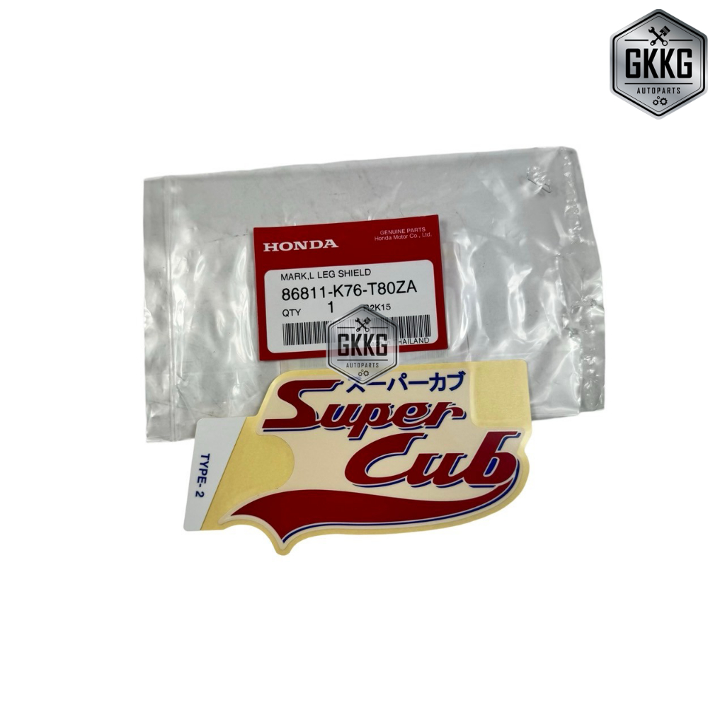 Kem-Red Mark SUPER CUB Mã sản phẩm HONDA chính hãng 68811-K76-T80ZA
