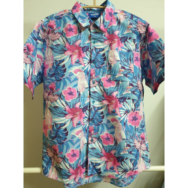 Áo Sơ Mi Hawaii Authentic LOWES Thương Hiệu Màu Sắc Tươi Sáng Đẹp Mới