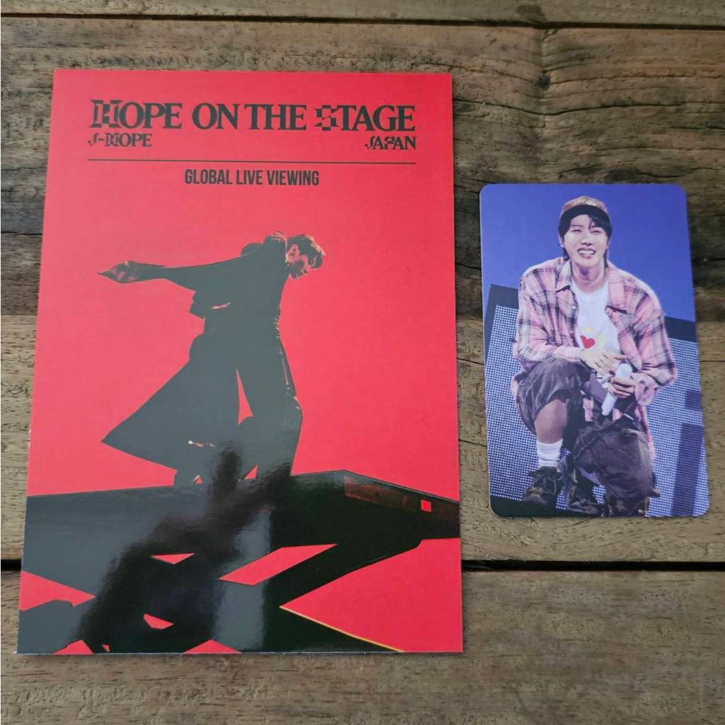 Jhope Tour 'HOPE ON THE STAGE' in NHẬT BẢN LIVE VIEWING Thẻ cứng + Pro SF