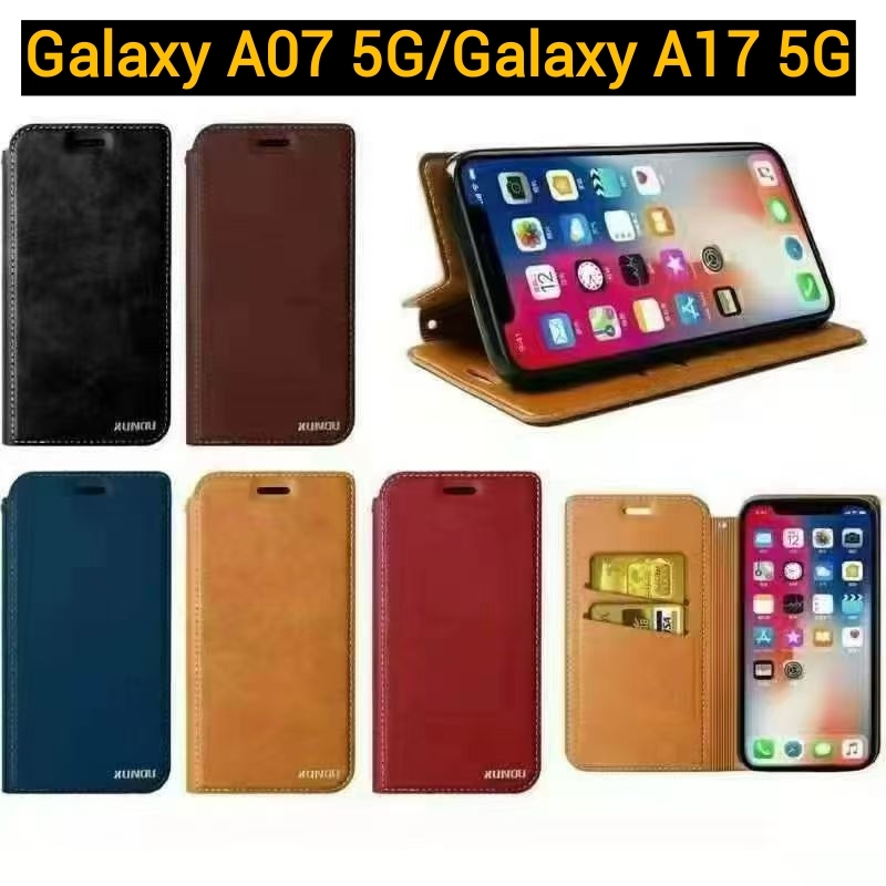 Galaxy A07 (2025) Dành Cho Samsung A07 5G / Galaxy A17 5G Flip Case Từ Có Thể Lưu Trữ Danh thiếp