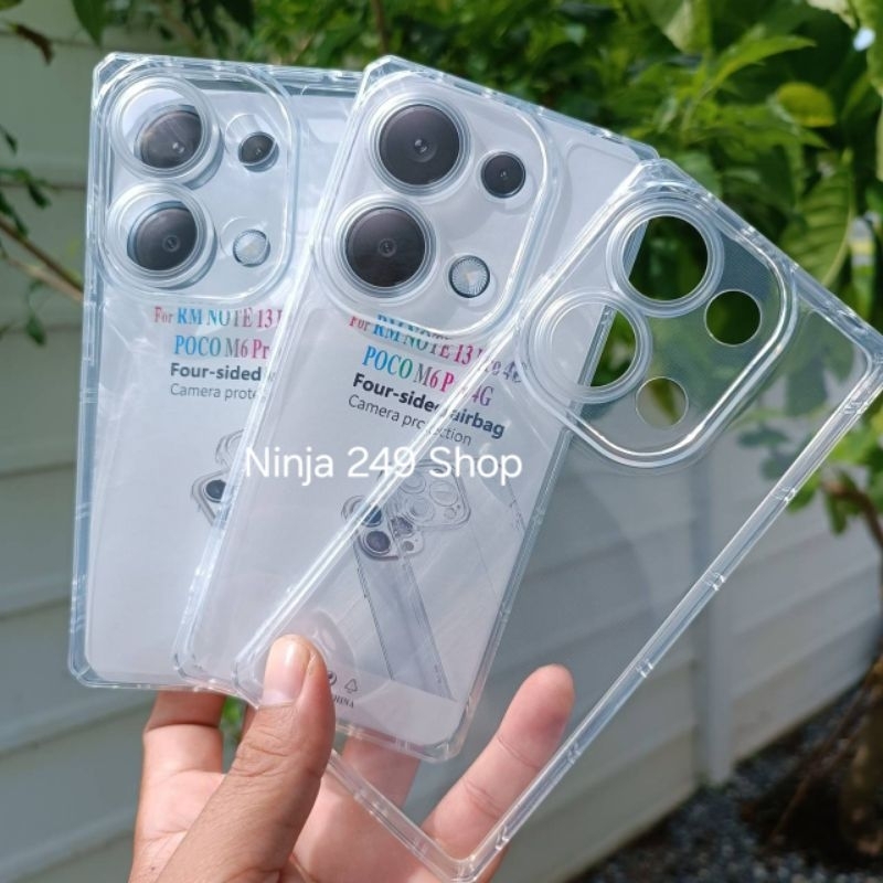 Ốp Lưng Cho Poco M6 Pro Model Silicon Trong Suốt + Bảo Vệ Camera M6Pro
