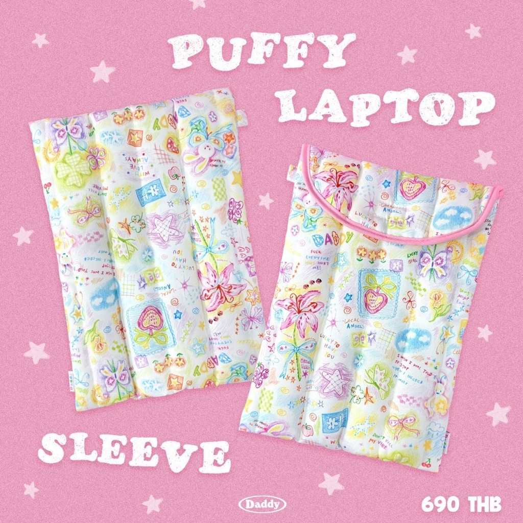 Bố ơi | Tôi Chúc Túi đựng laptop Puffy Túi đựng ipad siêu dễ thương