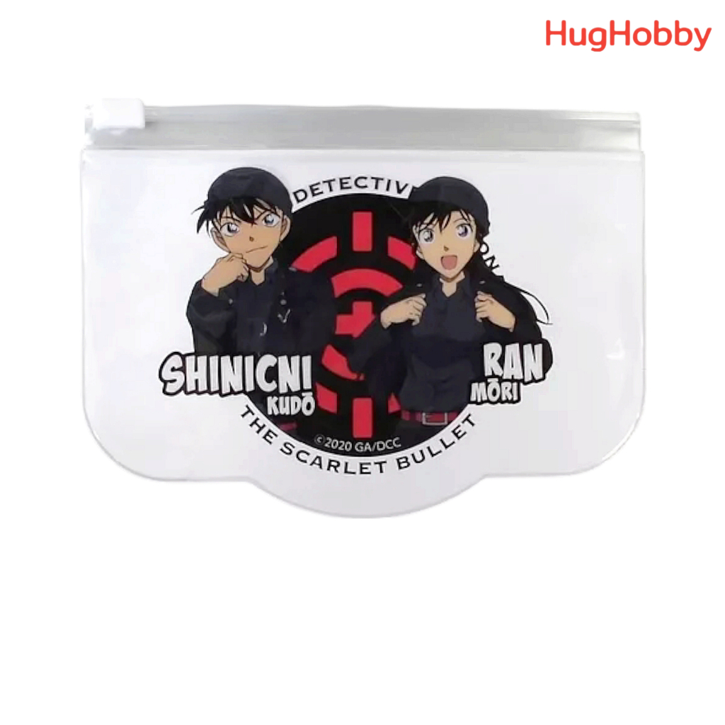 [❈ ่] Thám Tử Lừng Danh Conan: The Scarlet Bullets x 7-ELEVEN "Shinichi Kudo & Ran Mori" Túi trượt c