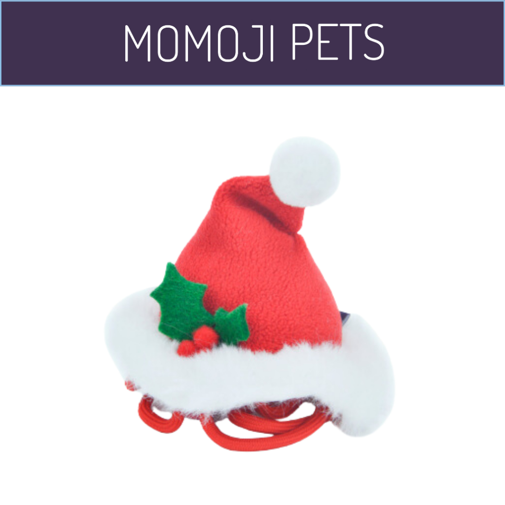 Momoji Keora Hat-Santa Giáng Sinh Đỏ Cho Chó Mèo