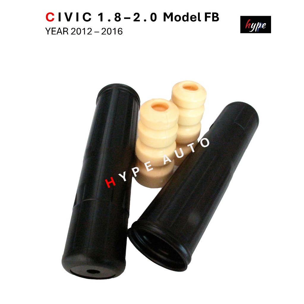 * * * SET Chống Sốc + Xốp Hấp Thụ Phía Sau CIVIC 1.8-2.0 Gen 9 FB Model Năm 2012-2015 (4 Cái)