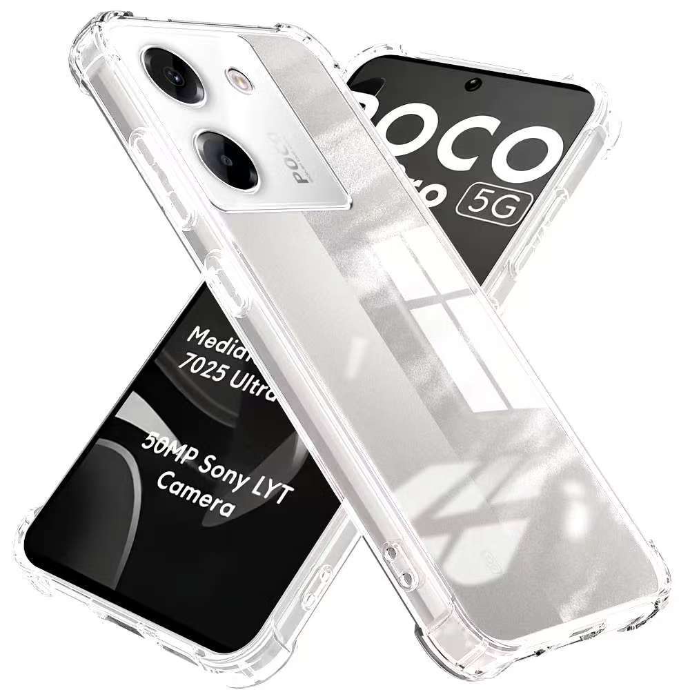 Ốp lưng Tpu trong suốt chống sốc POCO M7 5G / POCO M7 Pro 5G Vỏ máy ảnh Xiaomi M7 5G / POCO M7 5G Mo