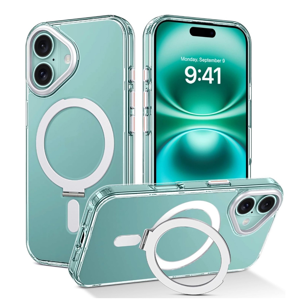 Ốp sạc từ tính MOCOME cho iPhone 16 / 16 Plus 16 Chân đế iPhone16Plus
