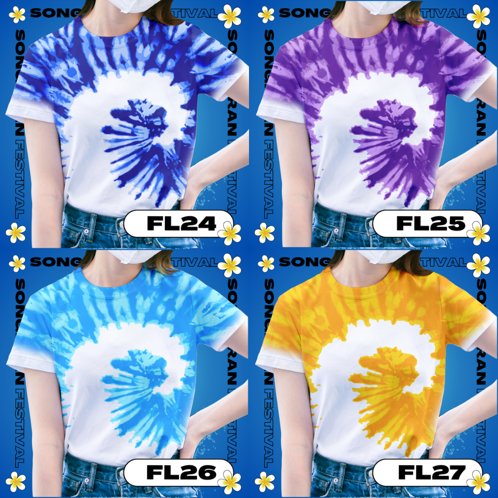 Áo thun Songkran Splash Water Smile (FN24-FN25-FN26-FN27-FN28-FN29)