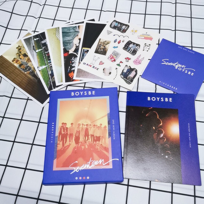 Chuyển tiếp album trống Seventeen-Boys Be Seek ver.