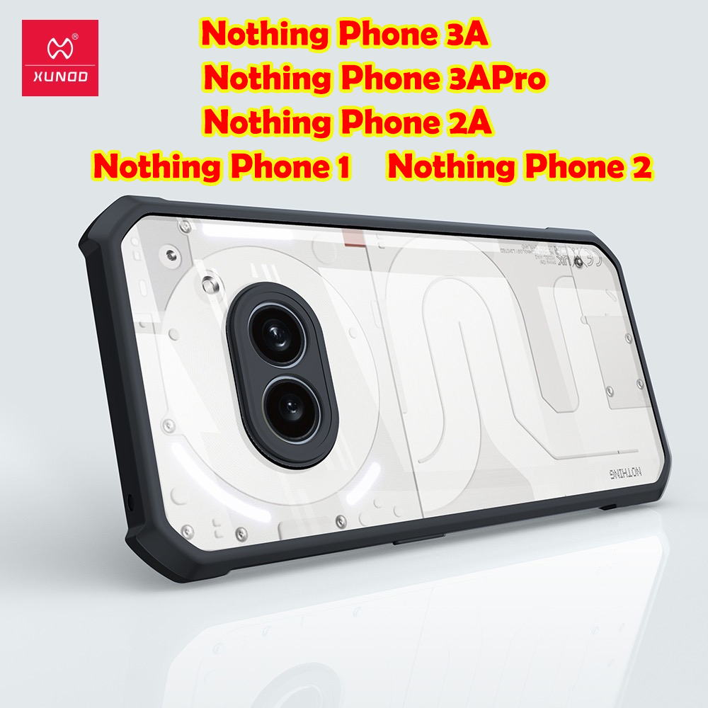 Xundd Nothing Phone 3A / Nothing 3APro / Nothing 2A / Phone1 / 2 Vỏ chống sốc Chống vân tay