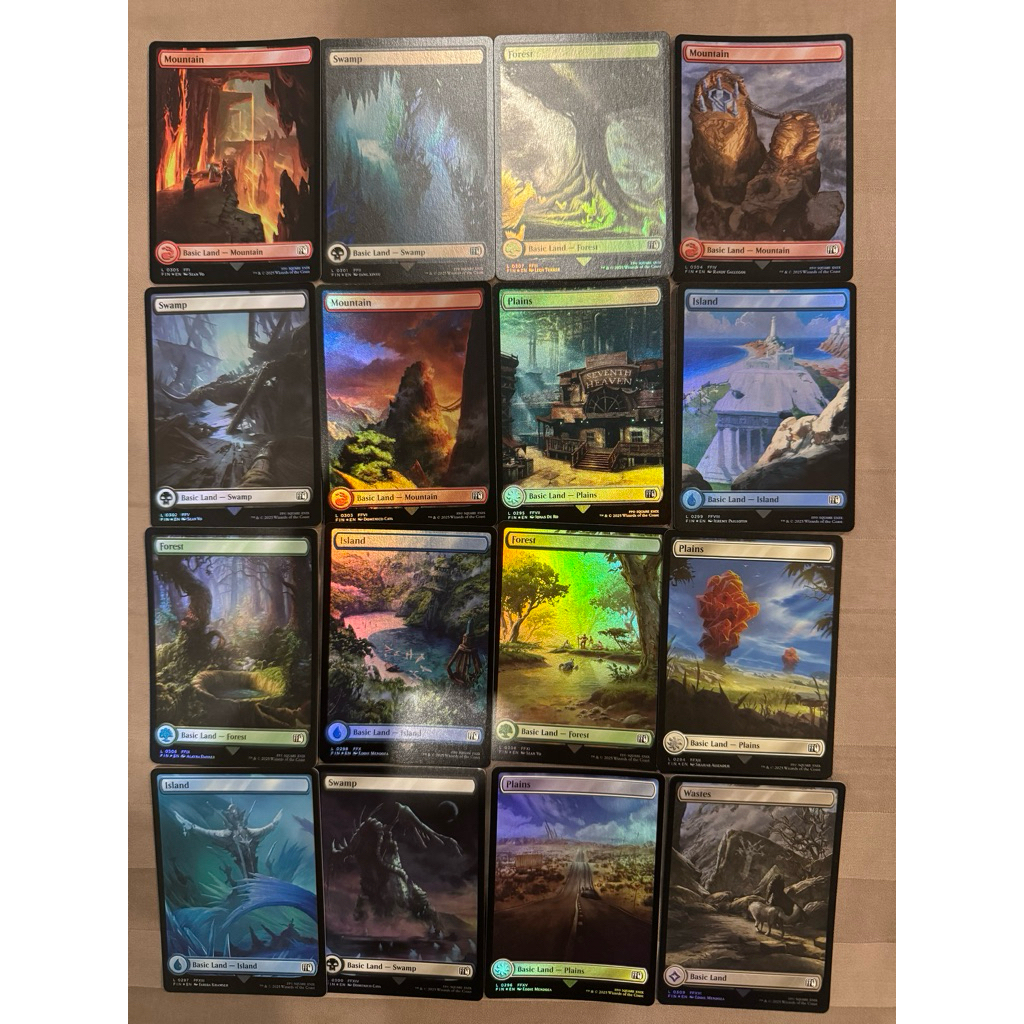 MTG Final Fantasy Basic Land Full Art Foil
