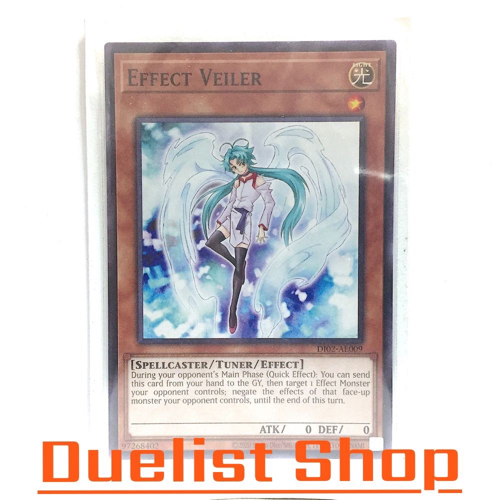 Effect Veiler (N) Monster Light Level1 [Spellcaster / Tuner / Effect] Set DI02-AE009 Yu-Gi-Oh Thẻ OC