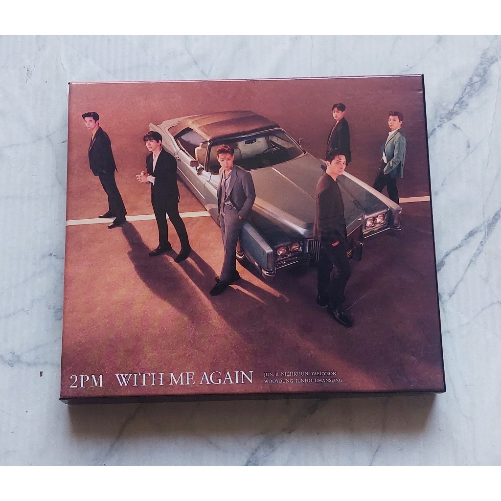 Album Nhật Bản 2PM-WITH ME AGAIN Limited Phiên bản Unpacked No Kpop CD + DVD Card