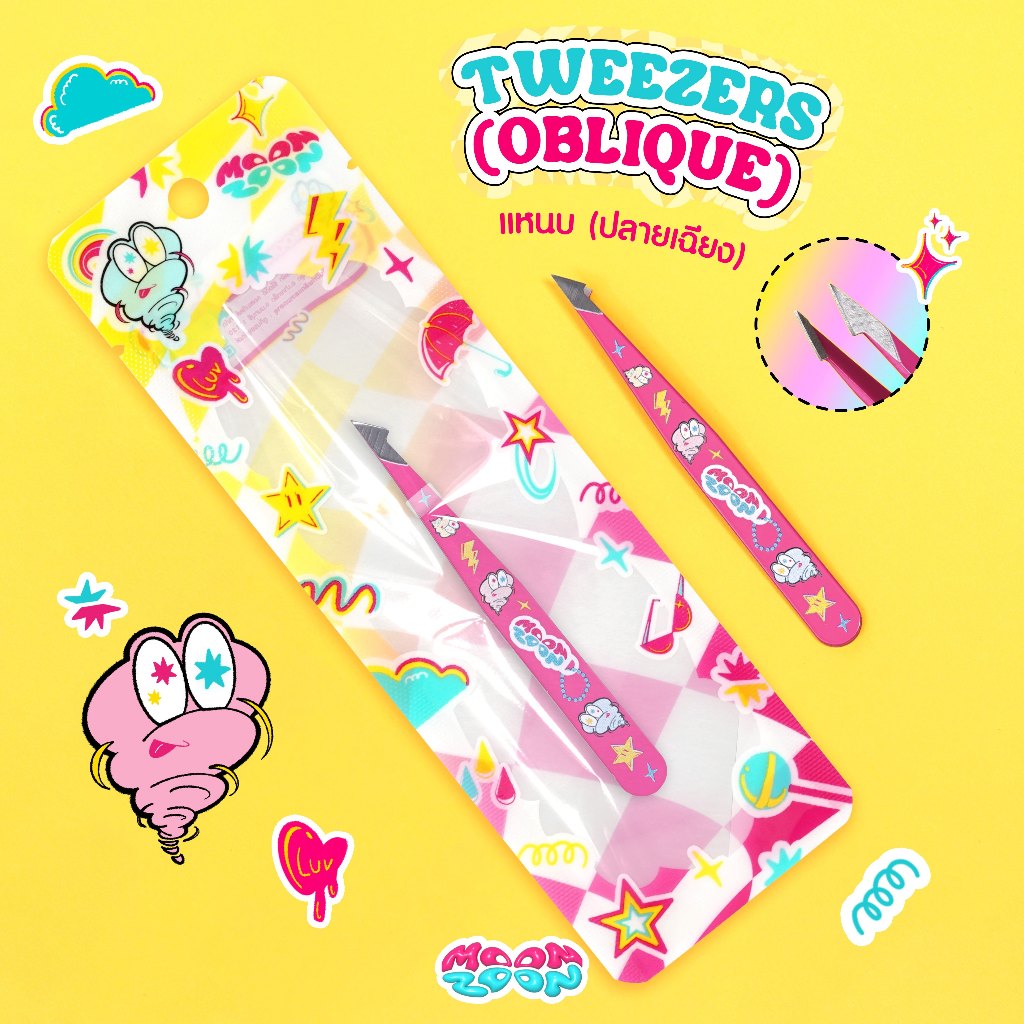 MOONZOON TWEEZERS (OBLIQUE) Slanted