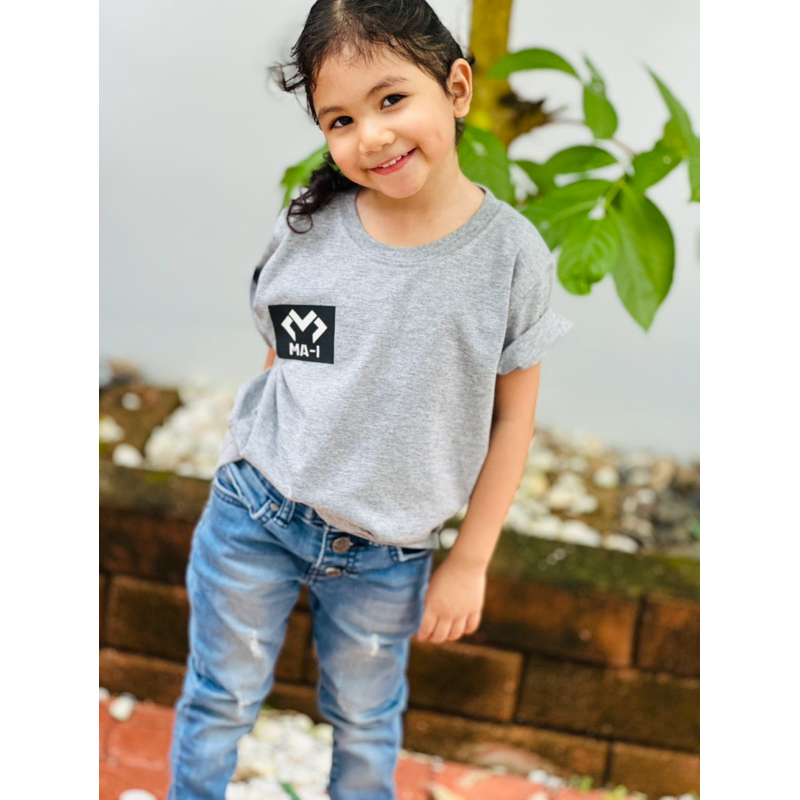 Áo thun cổ tròn Áo sơ mi trẻ em Chất lượng tốt Ready-Made MA-i