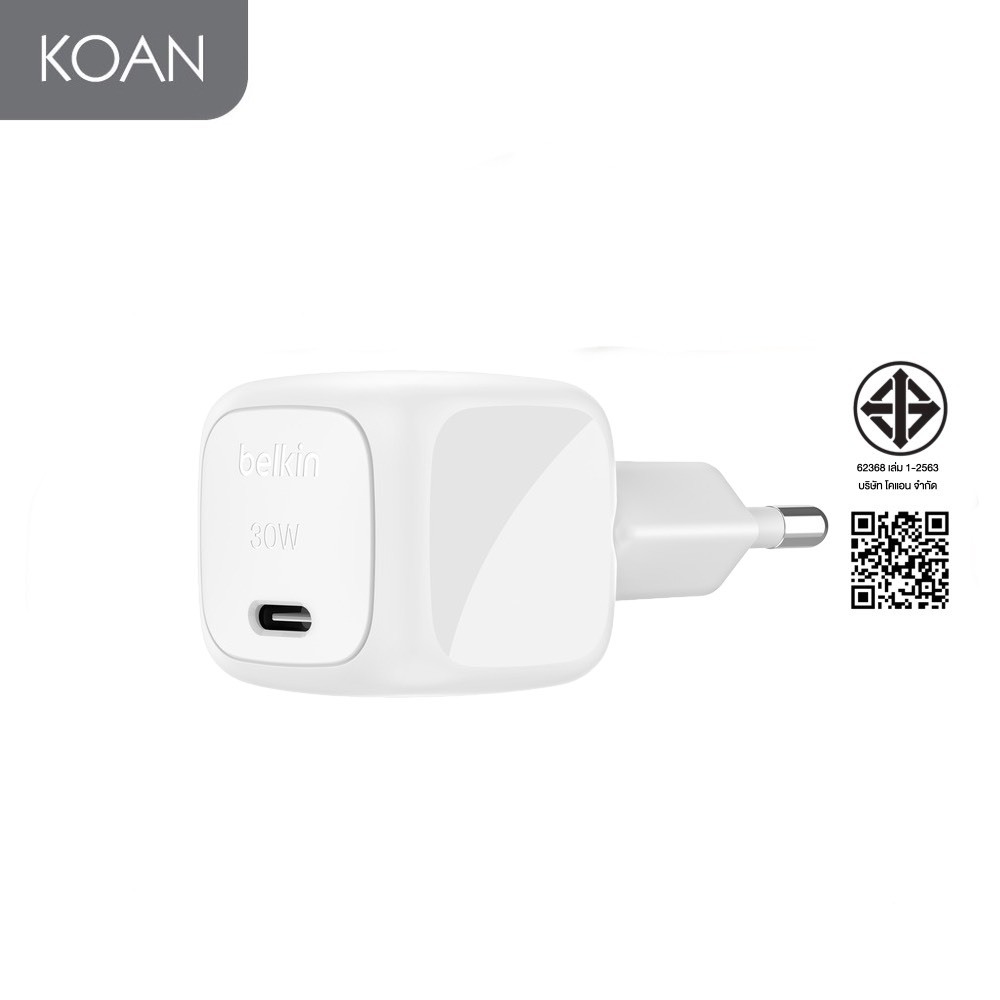 ❈ ์ 🍒 Sạc tường USB-C nhỏ gọn Belkin BoostCharge 30W