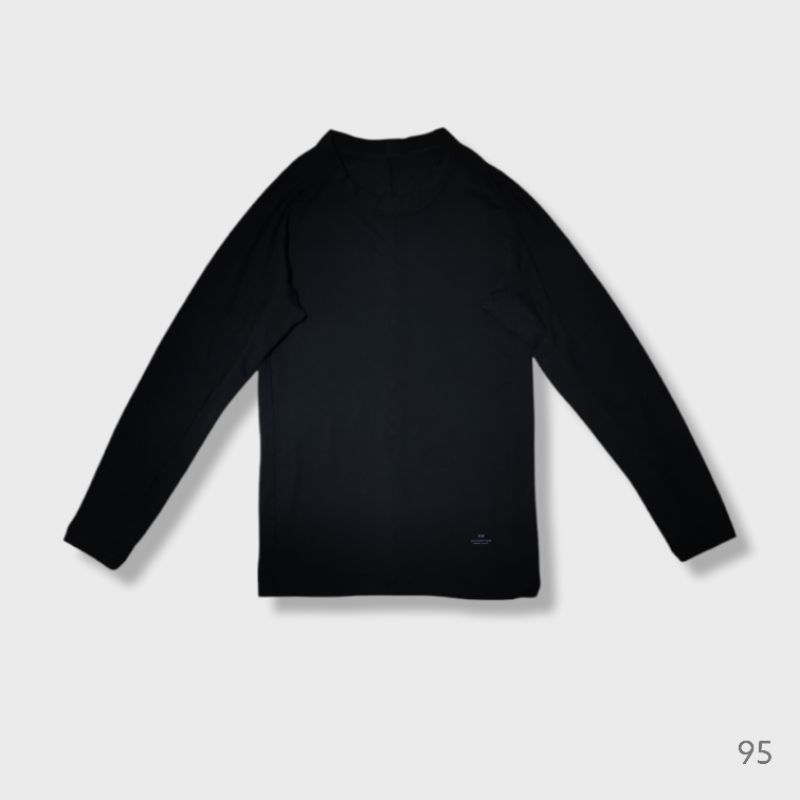 Uniqlo heattech cực ấm x Alexander wang Áo thun nam Size S cổ tròn màu đen cũ