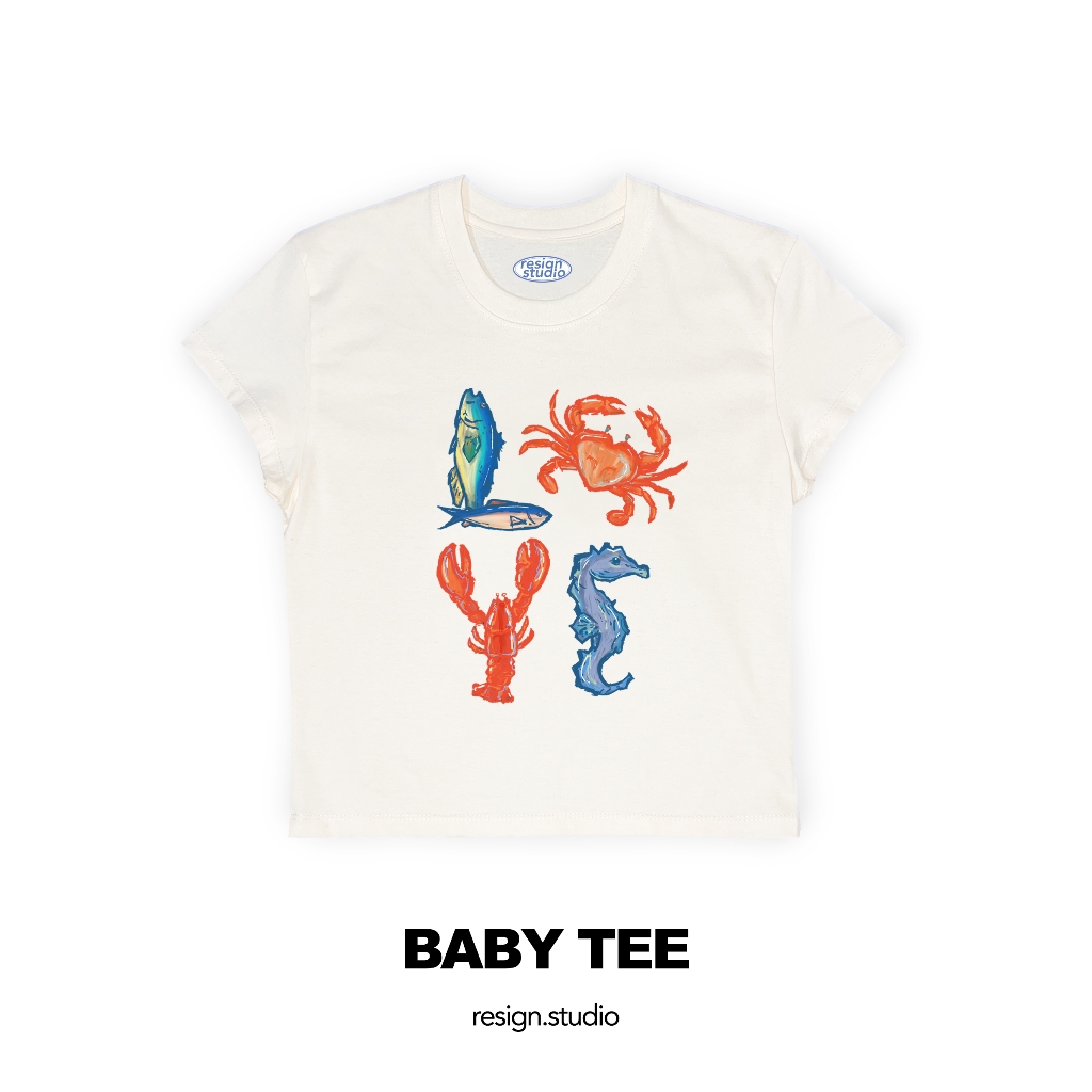Studio từ chức - babytee - LOVE sea