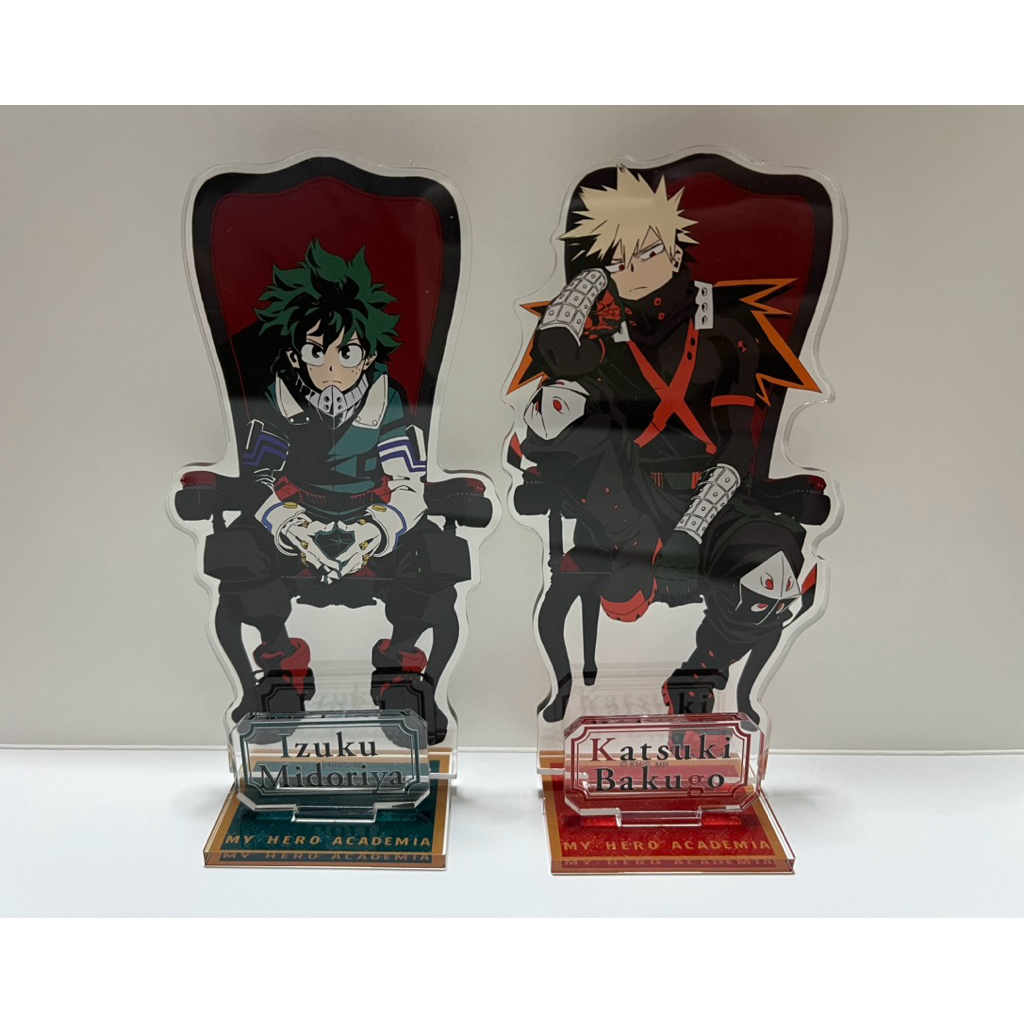 (2nd Hand Bán theo cặp) Chân đế Acrylic My Hero Academia Bakugo Deku Cut Plaza Ngồi ghế