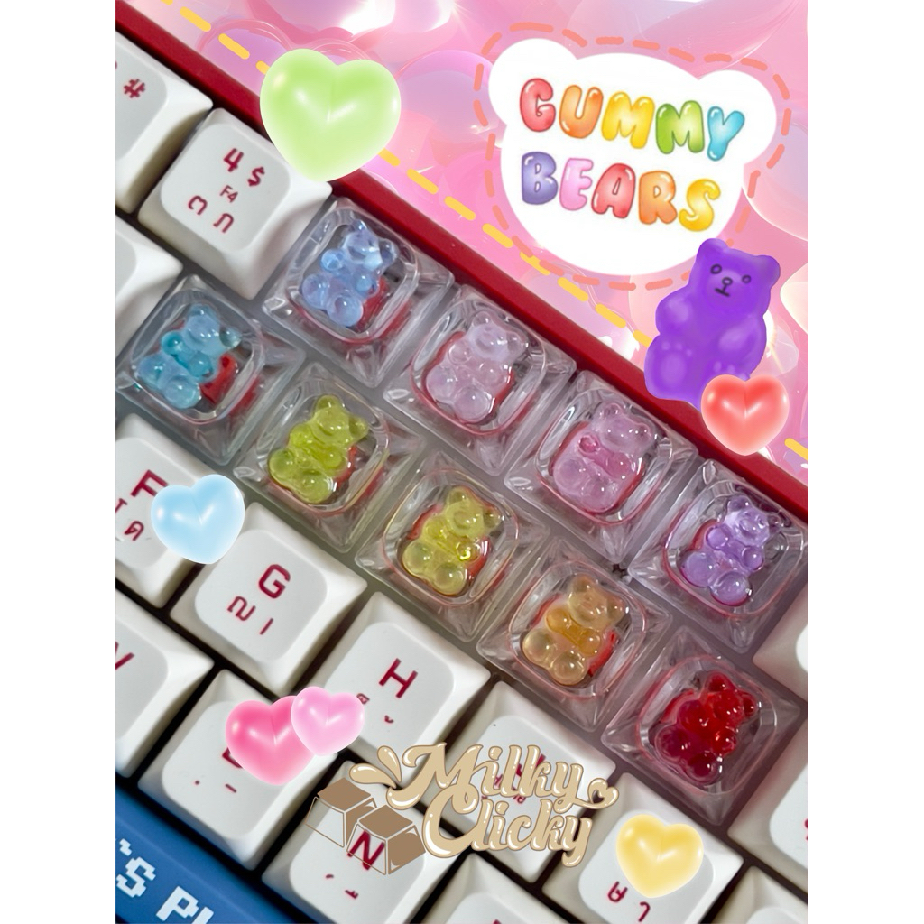 Gummy Bear keycap cơ học Bear [keycap cơ khí]