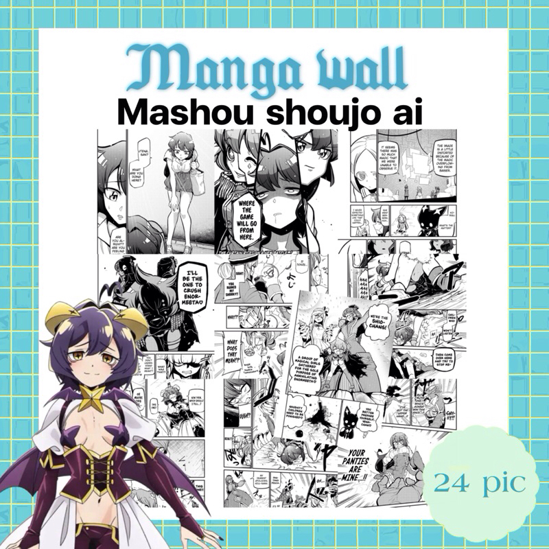 Manga giấy dán tường Mahou shoujo ni akogerete Trang trí phòng Hình ảnh