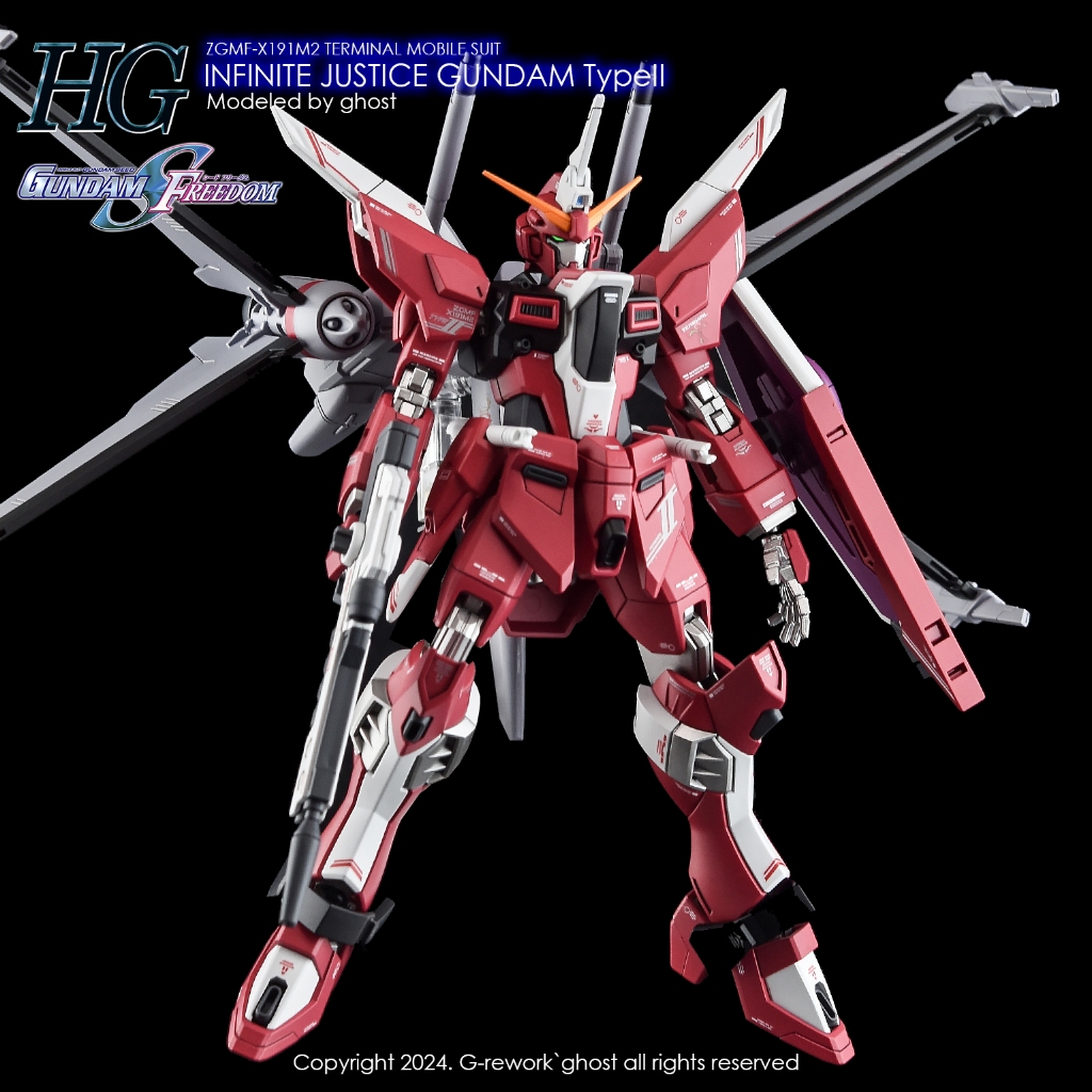 Decal nước [HG] [SEED] INFINITE JUSTICE GUNDAM TYPE 2 🇾 G-Rework