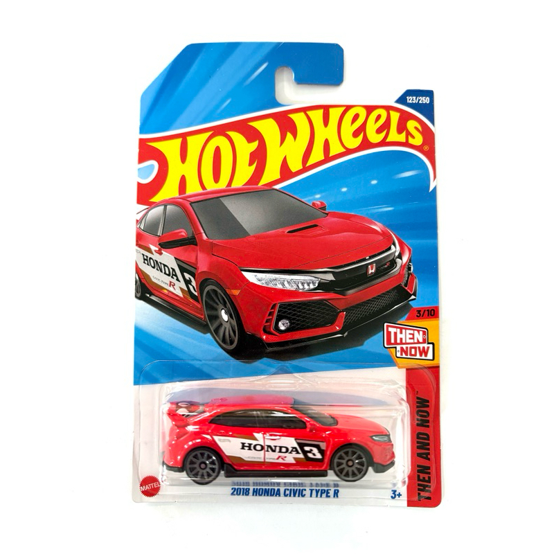 HOT WHEELS Bánh xe nóng | Sản phẩm HONDA CIVIC TYPE R (2025) 2018 có sẵn.