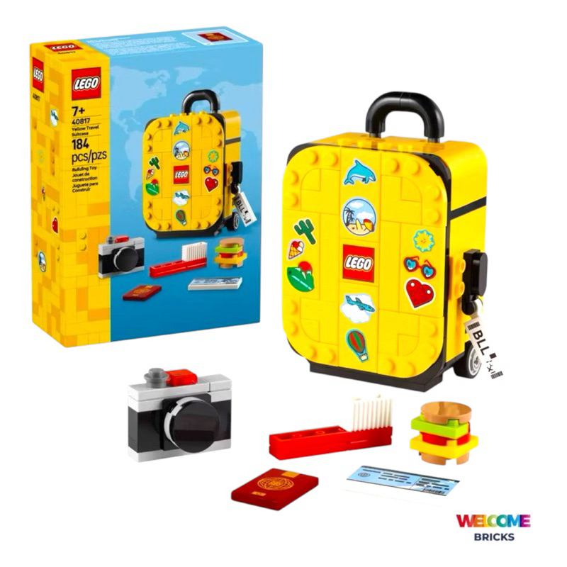 Lego 40817 Vali du lịch màu vàng 1