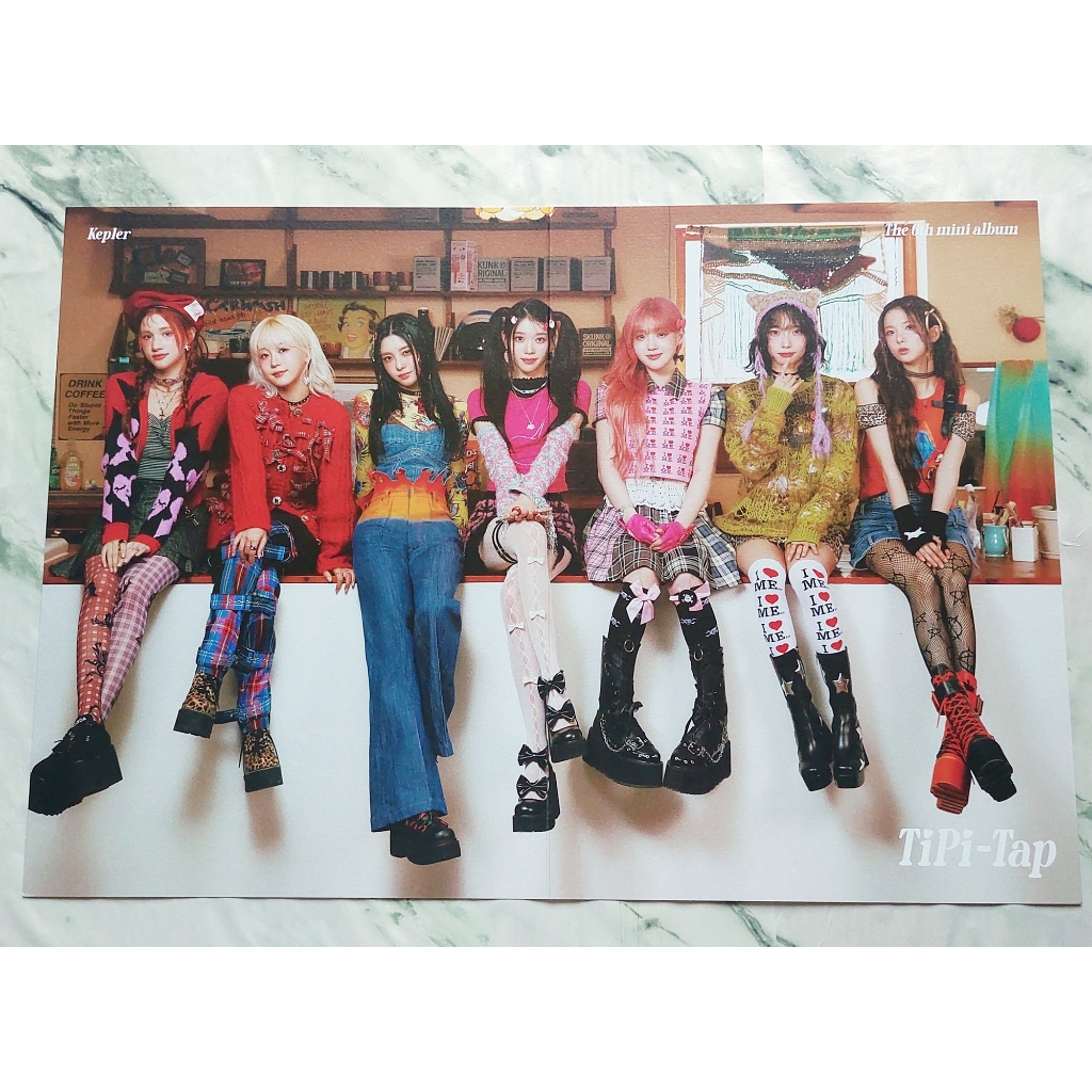 Poster gấp từ Kep1er Album-TIPI-TAP Connect N Kpop Fold