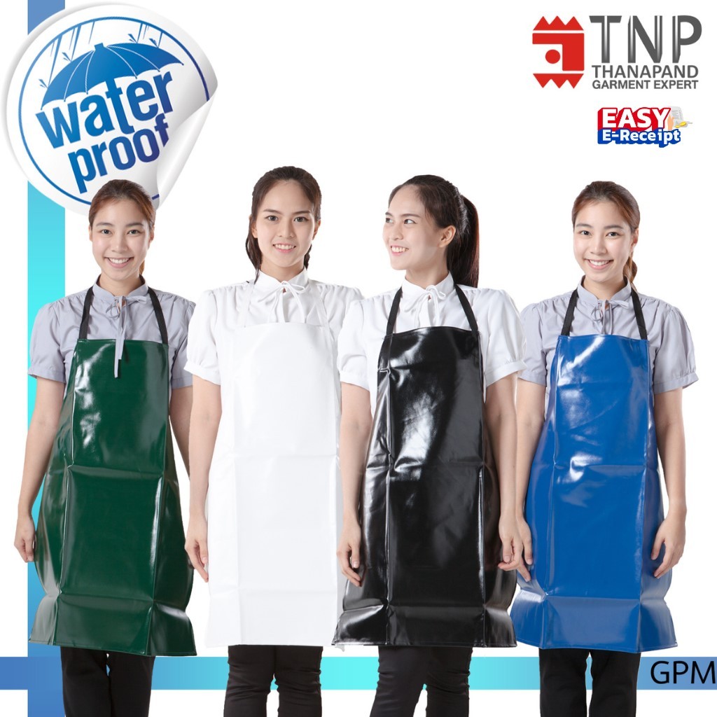 Tạp dề da Pvc chống thấm nước 1 Size 26X30 inch Mã: GPM (Tình trạng)