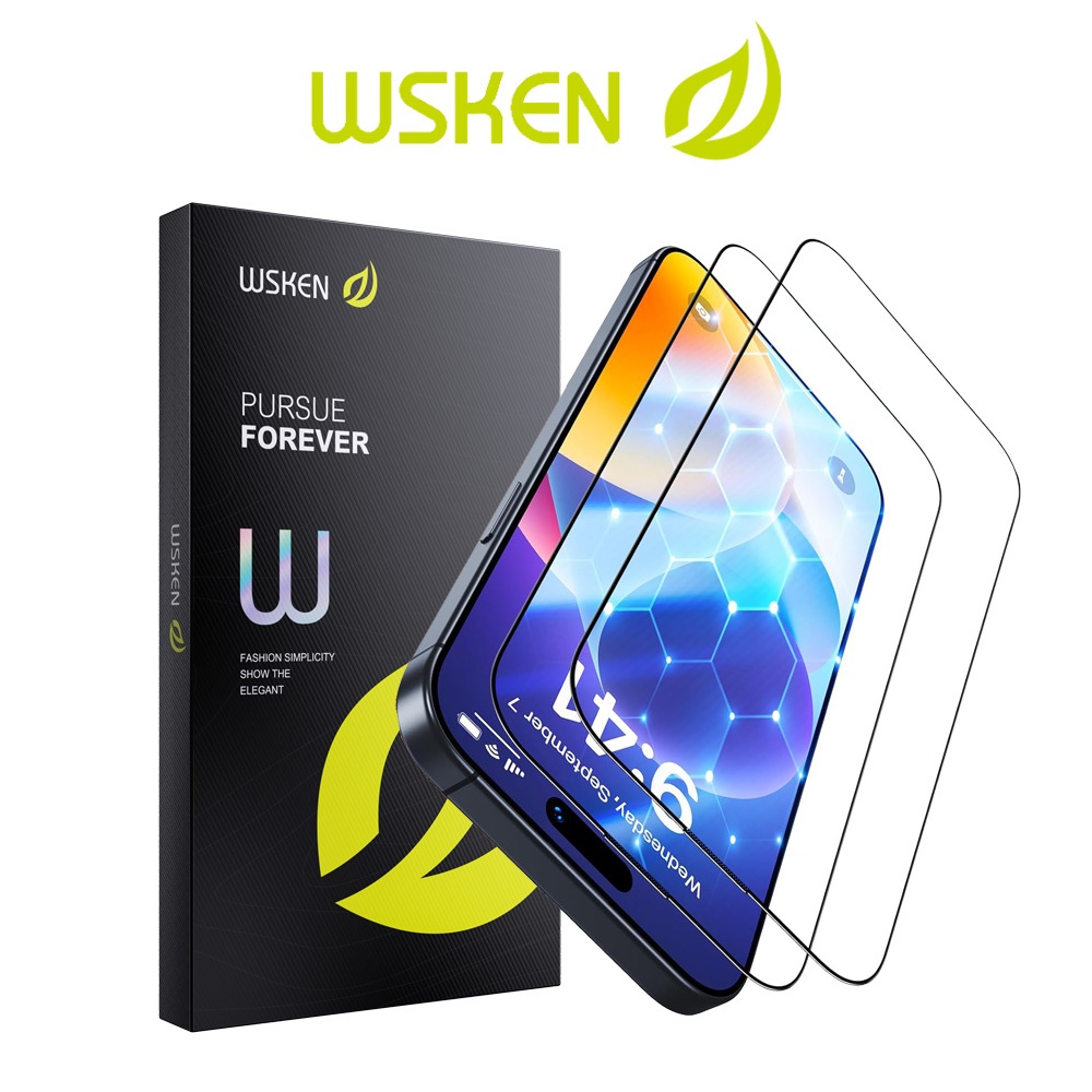WSKEN cho iPhone 17 Matte Bảo vệ màn hình 17 Promax HD Chống bụi Chống vân tay Thích hợp 17 16 15 13