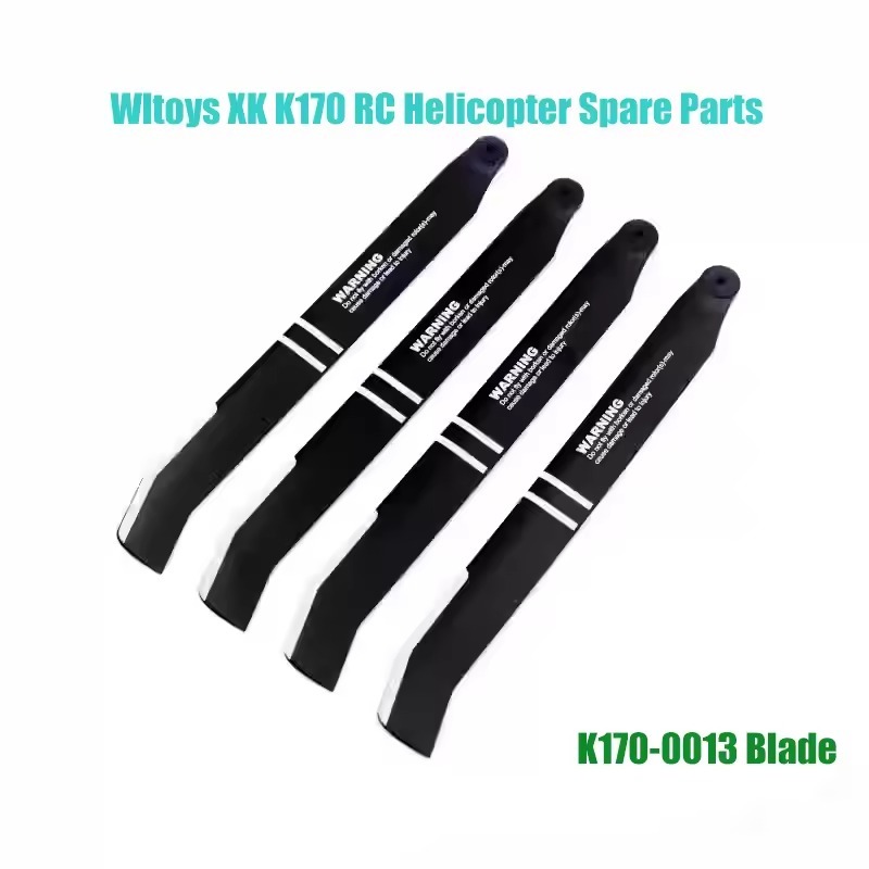 XK K170 4CH UH-60L Black Hawk Điều Khiển Vô Tuyến Trực Thăng Dự Phòng Lưỡi Chính Cánh Quạt Đuôi K170
