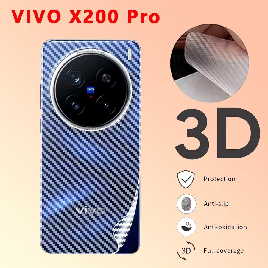Vivo X200 Ultra 5G / X200pro Phim mặt sau Kevlar chính hãng X200 / Vivo X200 Pro