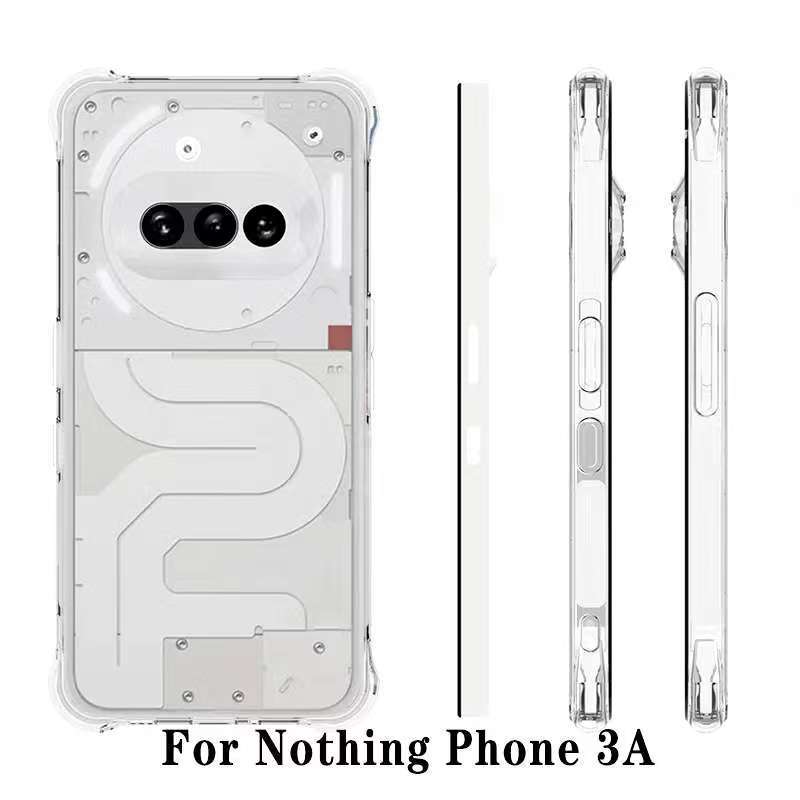 Nothing Phone 3a / Nothing 3a Pro Vỏ Tpu trong suốt chống sốc Vỏ máy ảnh Điện thoại (3a) / Không có 